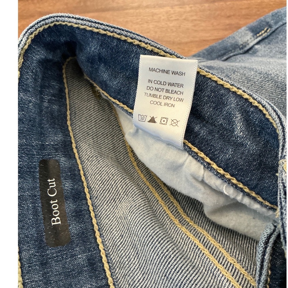 Judy Blue Boot Cut Jeans Womens 3/26 Light Wash Mid Rise Stretch Denim JB82331LT - Picture 9 of 15